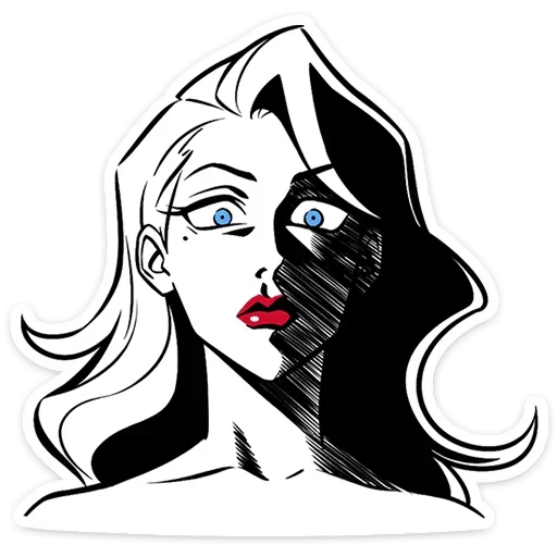 🫥 Стикер «Элинор и Джордж» для Telegram