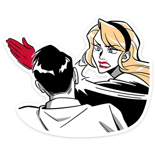 👊 Стикер «Элинор и Джордж» для Telegram