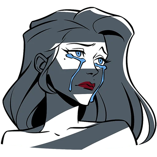 😭 Стикер «Элинор и Джордж без текста» для Telegram