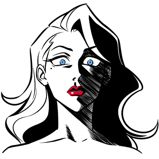 🫥 Стикер «Элинор и Джордж без текста» для Telegram