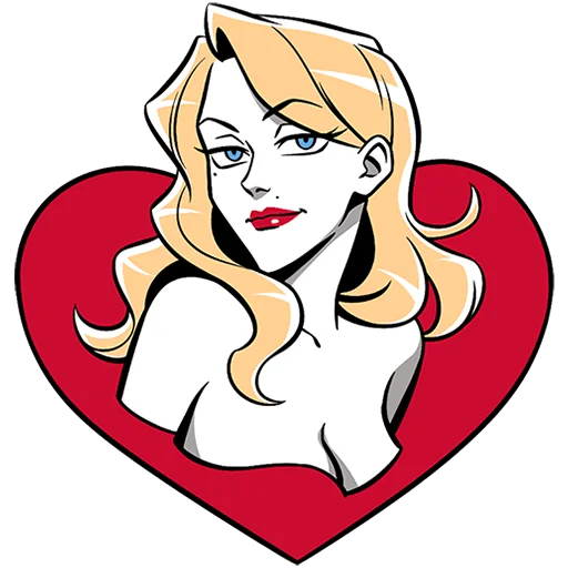 ❤️ Стикер «Элинор и Джордж без текста» для Telegram