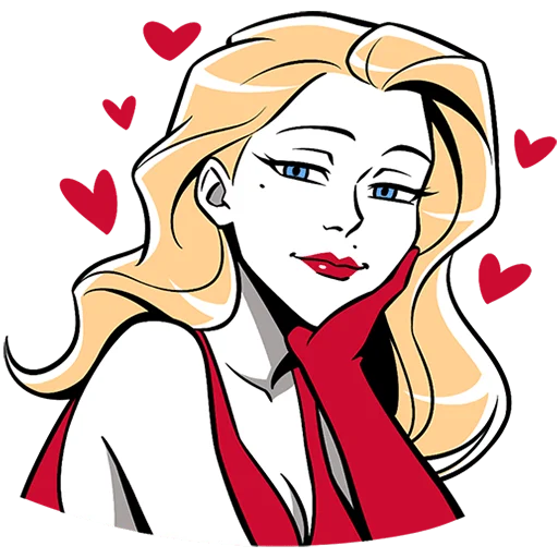 🥰 Стикер «Элинор и Джордж без текста» для Telegram