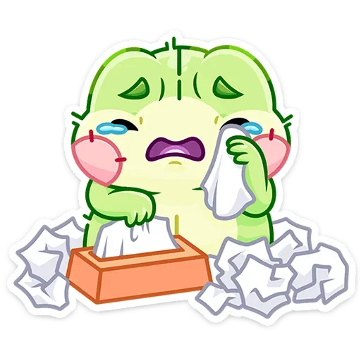 😭 Стикер «Эрни без текста» для Telegram