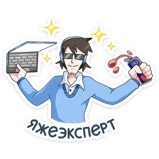 Стикерпак Эксперты ВК для Telegram