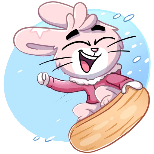 🏂 Стикер «Флэйк Без Текста» для Telegram