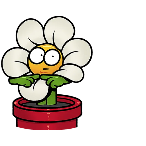 🫣 Стикер «Цветик Без Текста» для Telegram