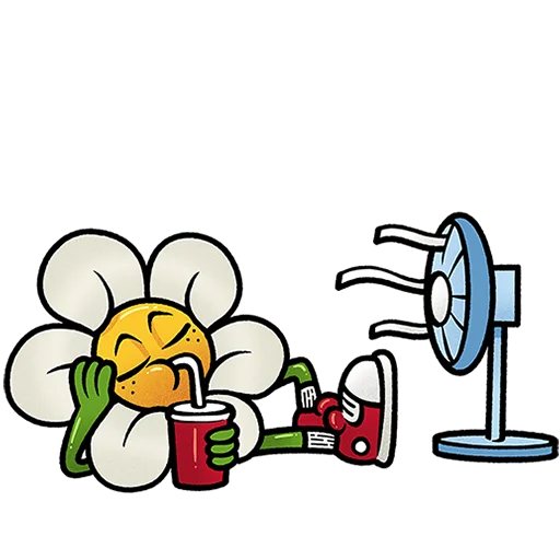 🧃 Стикер «Цветик Без Текста» для Telegram
