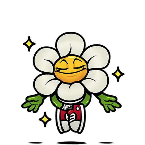 😌 Стикер «Цветик Без Текста» для Telegram