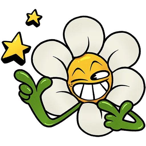 😉 Стикер «Цветик Без Текста» для Telegram