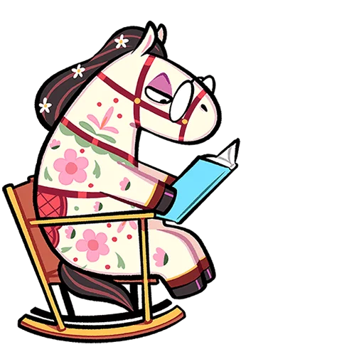 🐴 Стикер «Незабудка Без Текста» для Telegram