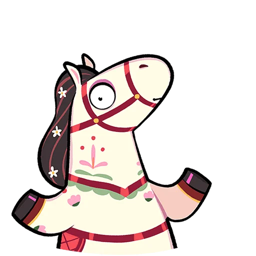 🐴 Стикер «Незабудка Без Текста» для Telegram