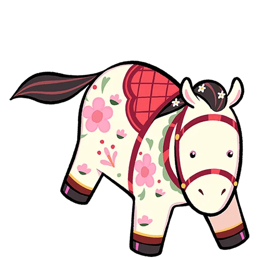 🐴 Стикер «Незабудка Без Текста» для Telegram