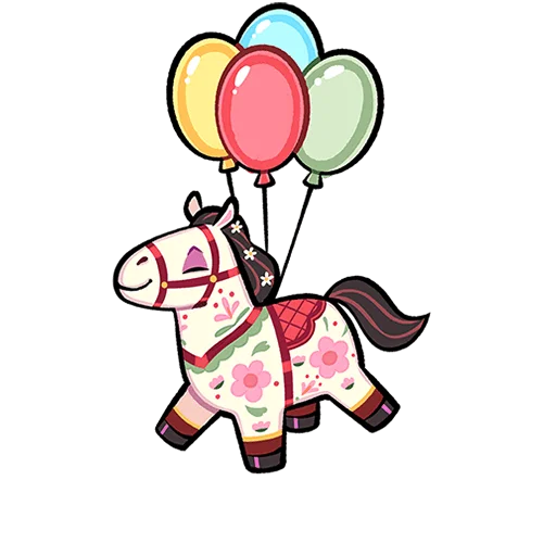 🐴 Стикер «Незабудка Без Текста» для Telegram