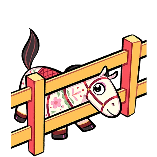 🐴 Стикер «Незабудка Без Текста» для Telegram