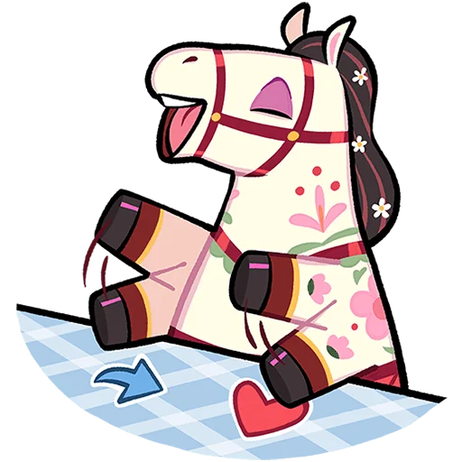 🐴 Стикер «Незабудка Без Текста» для Telegram
