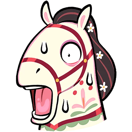 🐴 Стикер «Незабудка Без Текста» для Telegram
