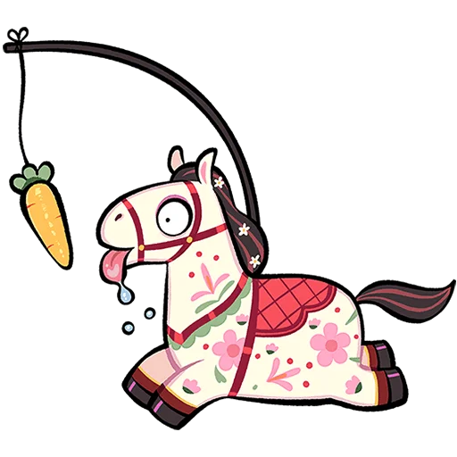 🐴 Стикер «Незабудка Без Текста» для Telegram