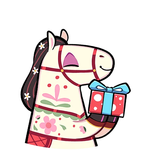🐴 Стикер «Незабудка Без Текста» для Telegram