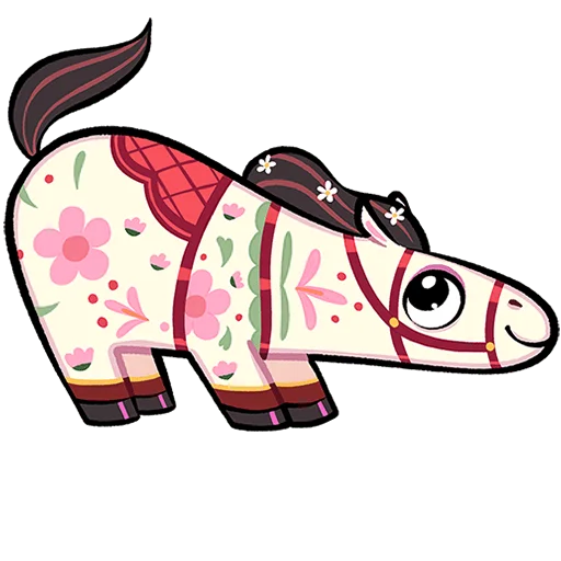 🐴 Стикер «Незабудка Без Текста» для Telegram