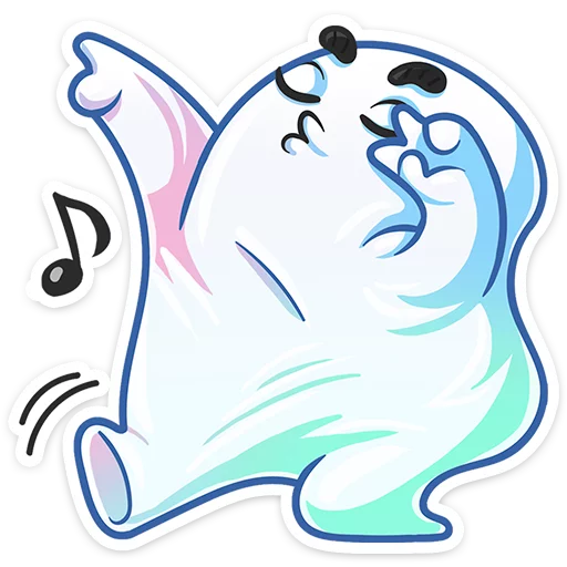 💃 Стикер «Привиденьице» для Telegram