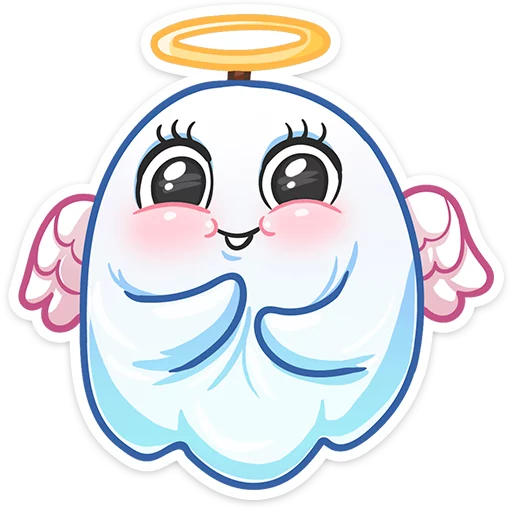 😇 Стикер «Привиденьице» для Telegram