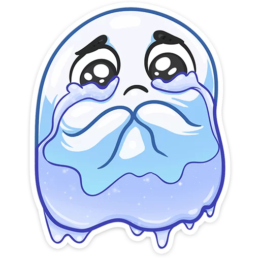 😭 Стикер «Привиденьице» для Telegram
