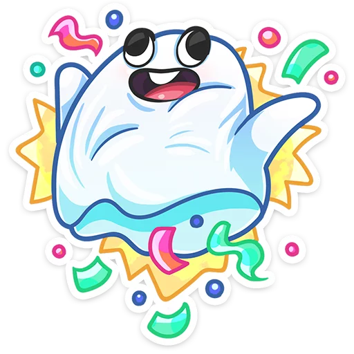 🎉 Стикер «Привиденьице» для Telegram