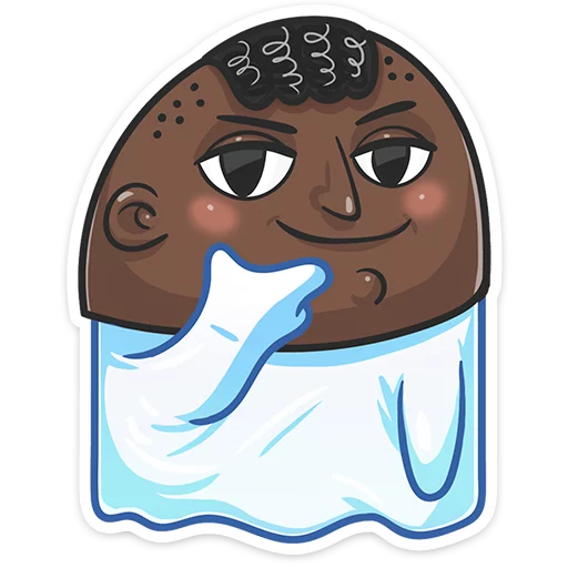 🤔 Стикер «Привиденьице» для Telegram