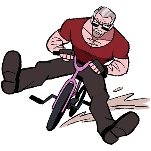🚲 Стикер «Григорий Без Текста» для Telegram