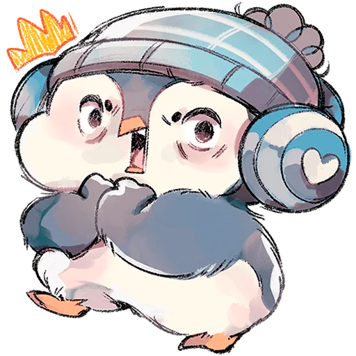 🐧 Стикер «Гвик Без Текста» для Telegram
