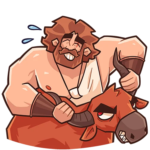🐂 Стикер «Геракл Без Текста» для Telegram