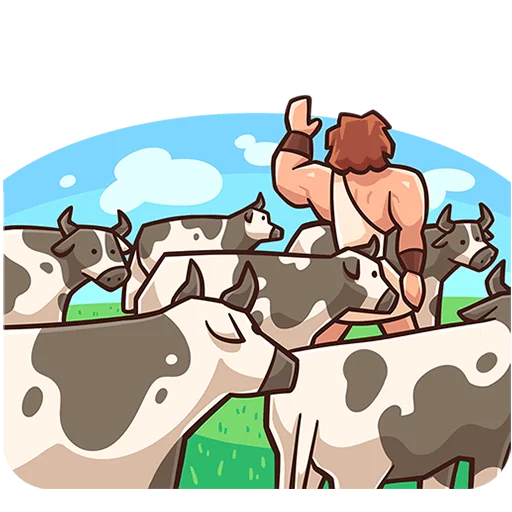 👋 Стикер «Геракл Без Текста» для Telegram
