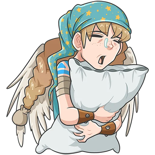 😴 Стикер «Хильда Без Текста» для Telegram