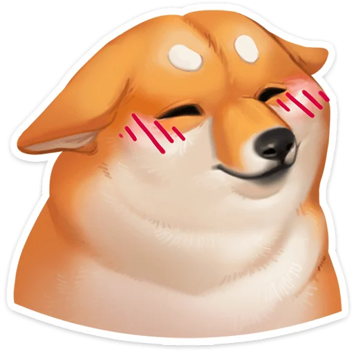 🐶 Стикер «Ину» для Telegram