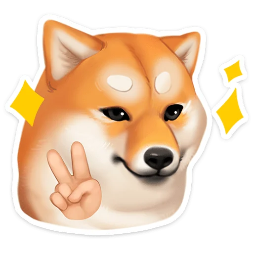 🐶 Стикер «Ину» для Telegram