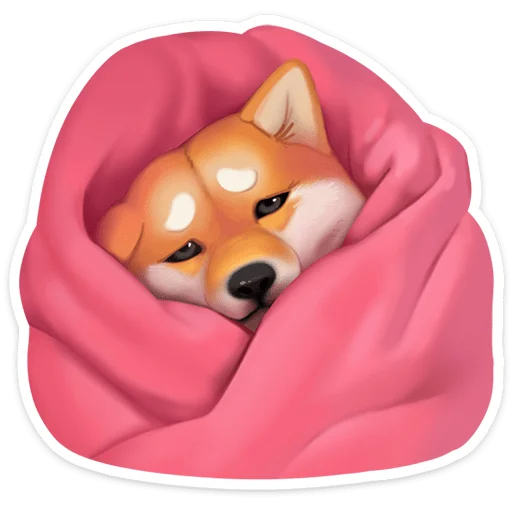 🐶 Стикер «Ину» для Telegram