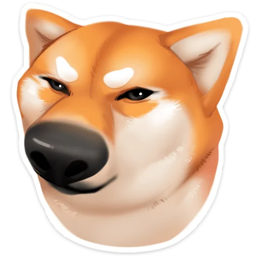 🐶 Стикер «Ину» для Telegram