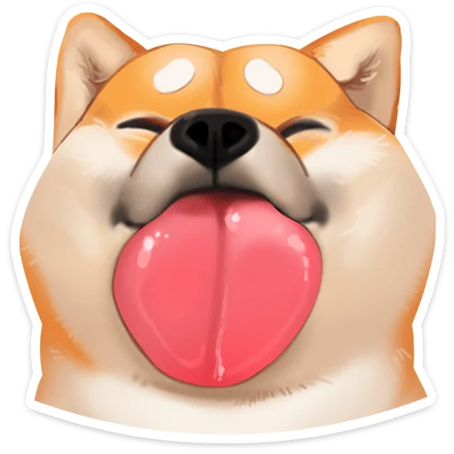 🐶 Стикер «Ину» для Telegram