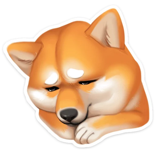 🐶 Стикер «Ину» для Telegram