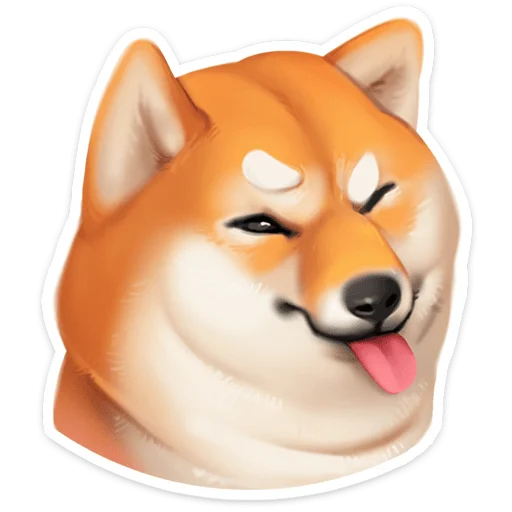 🐶 Стикер «Ину» для Telegram