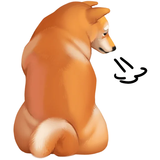 🐶 Стикер «Ину Без Текста» для Telegram