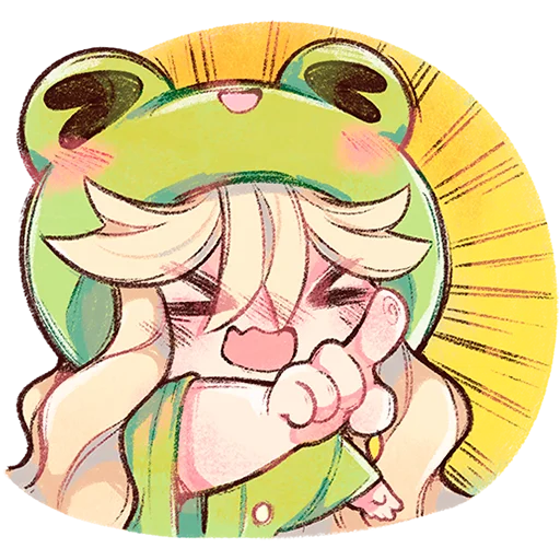 🐸 Стикер «Каэру Без Текста» для Telegram