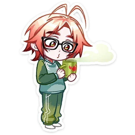 ☕ Стикер «Каспер» для Telegram