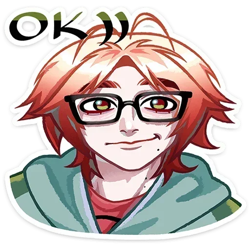 🙂 Стикер «Каспер» для Telegram