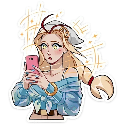 🤩 Стикер «Кэнси» для Telegram