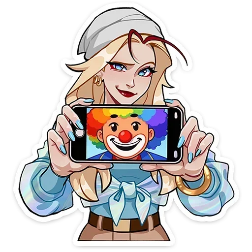 🤡 Стикер «Кэнси» для Telegram