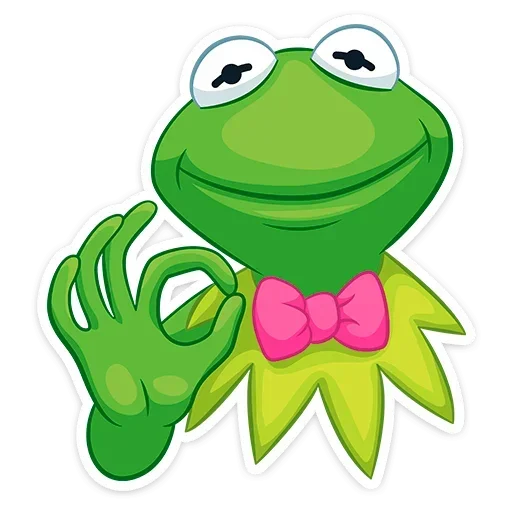 👌 Стикер «Кермит» для Telegram