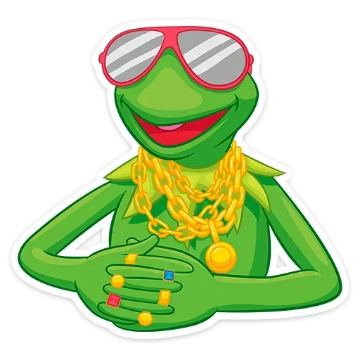 😎 Стикер «Кермит» для Telegram