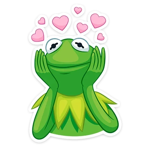 🥰 Стикер «Кермит» для Telegram