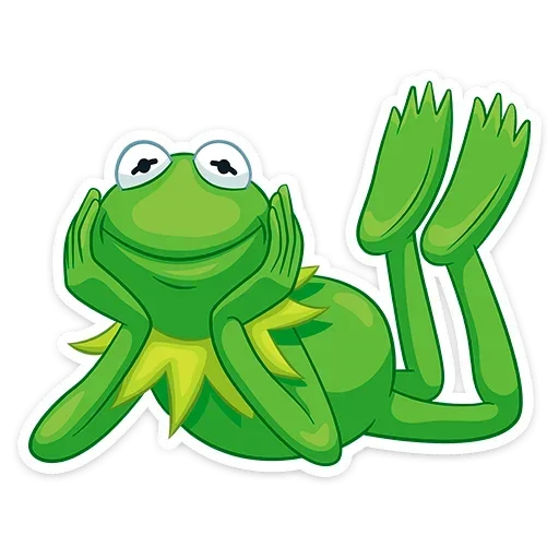 😌 Стикер «Кермит» для Telegram